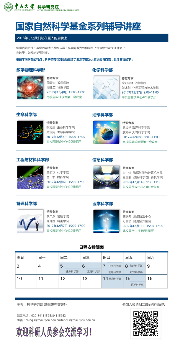 【转】国家自然科学基金系列辅导讲座